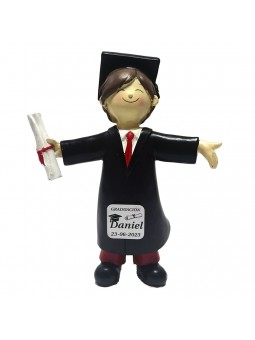 Figura graduación niño