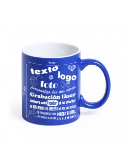 Tazas cerámica color