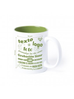 Tazas cerámica blancas